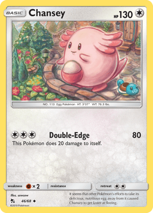 Chansey (Pikachu Stamp5)
