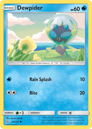 Dewpider (Reverse Holofoil)