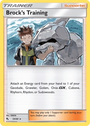 Brock's Training (Reverse Holofoil)