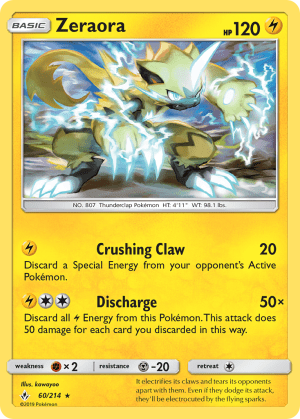 Zeraora (Reverse Holofoil)