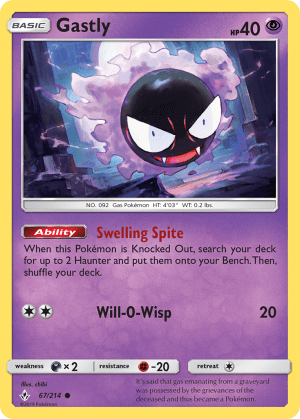 Gastly (Reverse Holofoil)