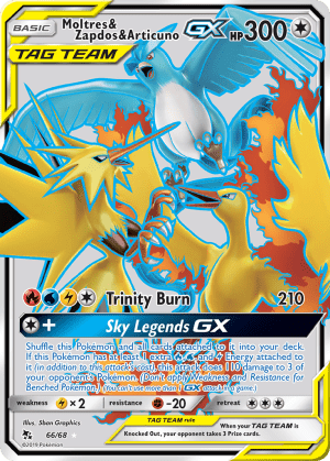 Moltres & Zapdos & Articuno-GX (Holofoil)
