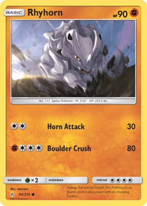Rhyhorn (Reverse Holofoil)