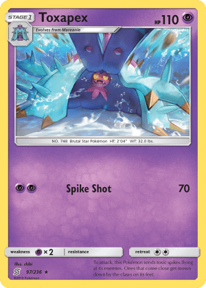 Toxapex (Mewtwo Stamp)
