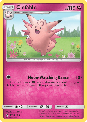 Clefable (Reverse Holofoil)