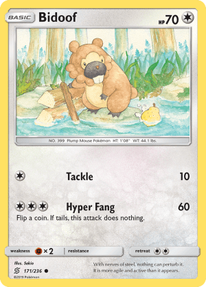 Bidoof (Reverse Holofoil)
