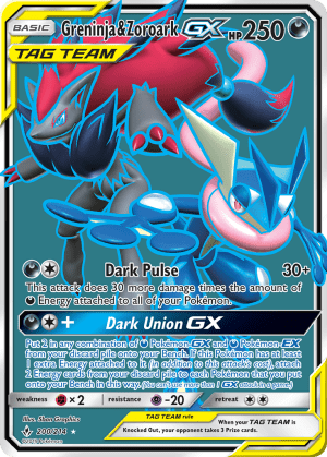 Greninja & Zoroark-GX (Holofoil)