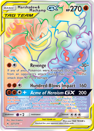 Marshadow & Machamp-GX (Holofoil)