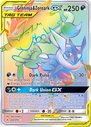 Greninja & Zoroark-GX (Holofoil)
