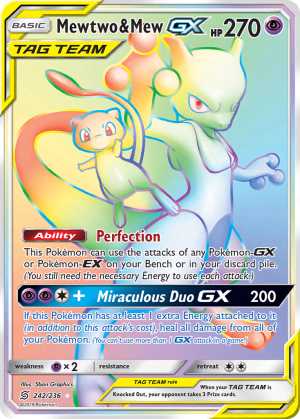 Mewtwo & Mew-GX (Holofoil)
