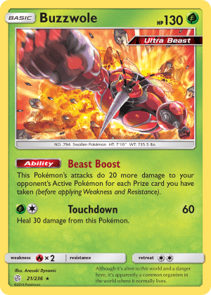 Buzzwole (Reverse Holofoil)