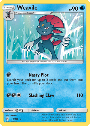 Weavile (Reverse Holofoil)
