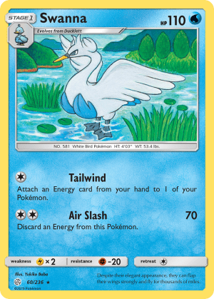Swanna (Reverse Holofoil)