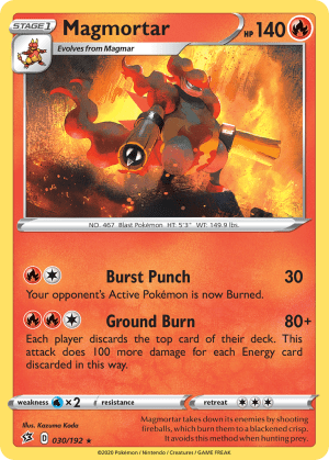 Magmortar (Reverse Holofoil)