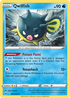 Qwilfish (Reverse Holofoil)