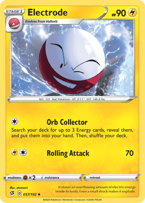 Electrode (Reverse Holofoil)