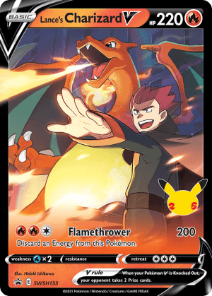Lance's Charizard V (Holofoil)