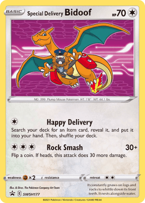 Special Delivery Bidoof (Holofoil)