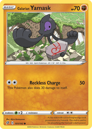 Galarian Yamask (Reverse Holofoil)