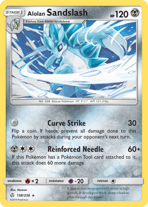 Alolan Sandslash (Reverse Holofoil)