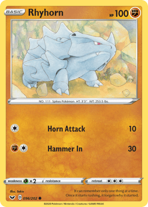 Rhyhorn (Reverse Holofoil)