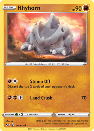 Rhyhorn (Reverse Holofoil)