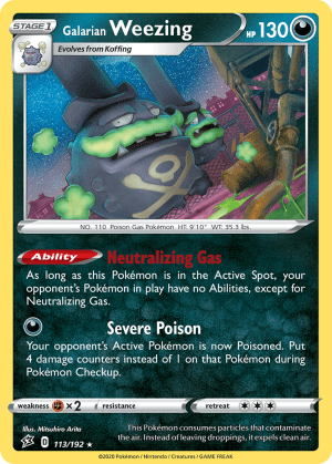 Galarian Weezing (Holofoil)