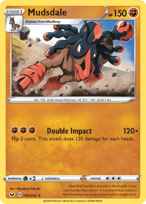 Mudsdale (Reverse Holofoil)