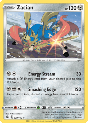 Zacian (Cracked Ico Holofoil)
