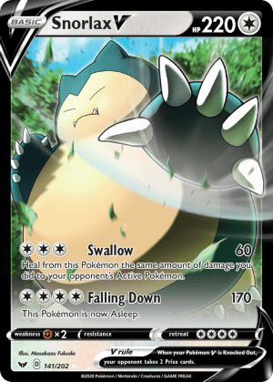 Snorlax V (Holofoil)
