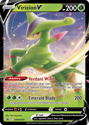 Virizion V (Holofoil)
