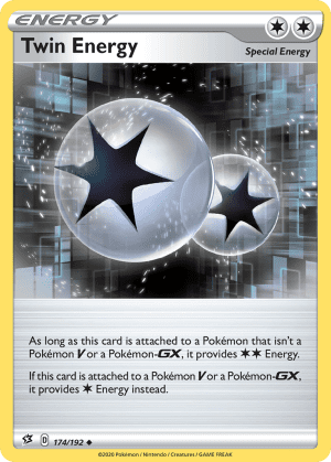 Twin Energy (Play Pokemon Stamp Holofoil)