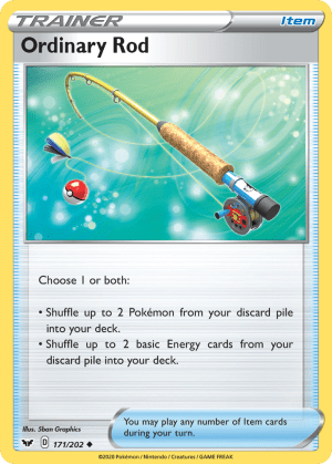 Ordinary Rod (Play Pokemon Stamp)