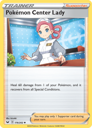 Pokémon Center Lady (Reverse Holofoil)