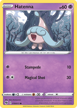 Hatenna (Reverse Holofoil)