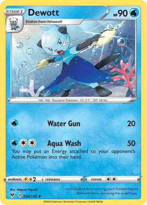Dewott (Reverse Holofoil)