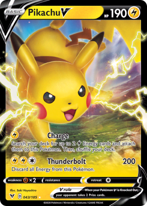 Pikachu V (Pikachu Stamp60)
