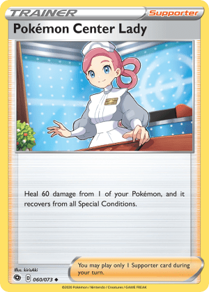 Pokémon Center Lady (Reverse Holofoil)