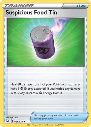 Suspicious Food Tin (Reverse Holofoil)
