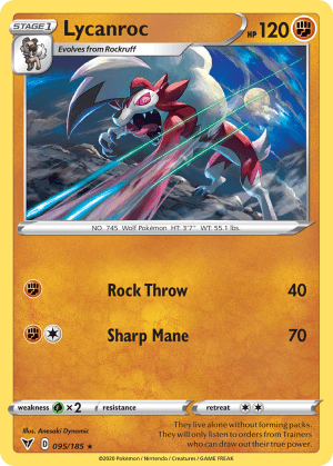 Lycanroc (Reverse Holofoil)