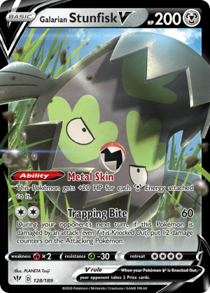 Galarian Stunfisk V (Holofoil)