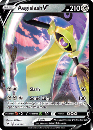 Aegislash V (Holofoil)