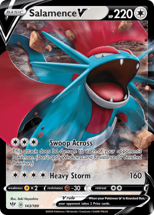 Salamence V (Holofoil)