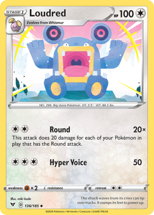 Loudred (Reverse Holofoil)