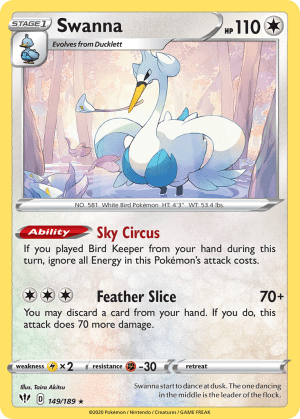 Swanna (Reverse Holofoil)