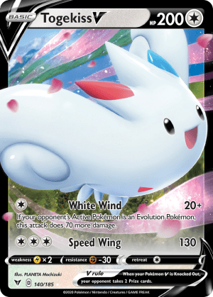 Togekiss V (Play Pokemon Stamp Holofoil)