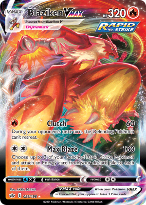 Blaziken VMAX (Holofoil)