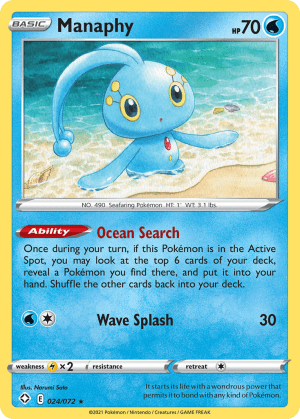 Manaphy (Reverse Holofoil)