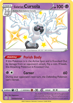 Galarian Cursola (Holofoil)