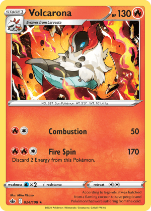 Volcarona (Cinderace Stamp44)